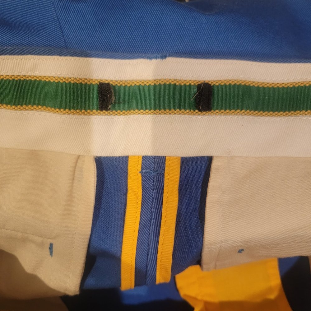 Banana Republic Pants Mens 32x30.5 Blue Extended Tab Casual Colorful NWOT NEW - Picture 7 of 14